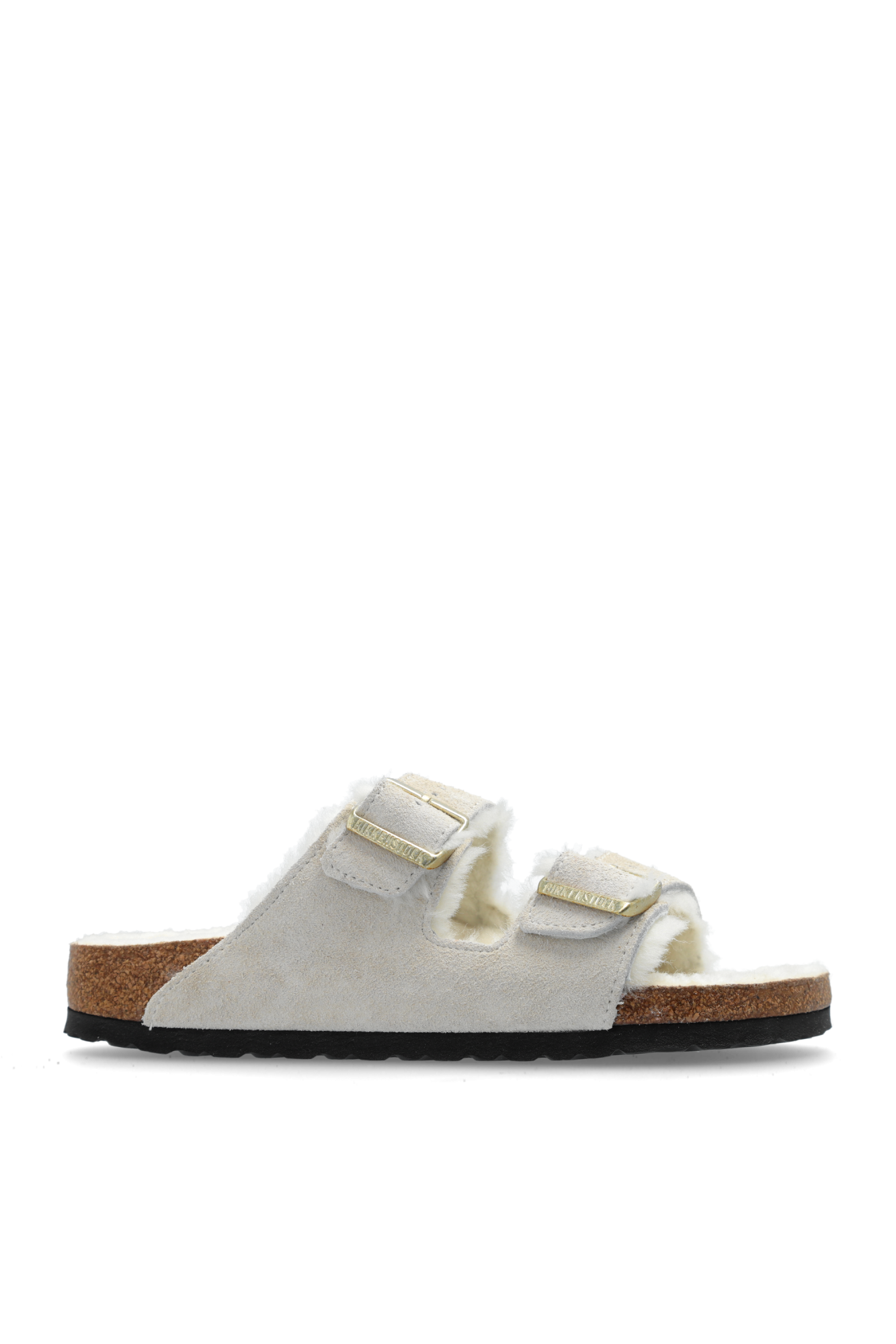 Cream Birkenstock Arizona Shearling Slippers Birkenstock Vitkac GB